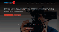 Desktop Screenshot of mendhamtv.org